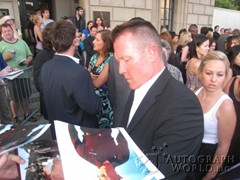 signing photo