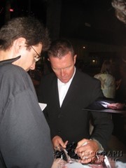 signing photo