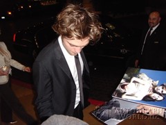 signing photo