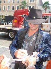 signing photo