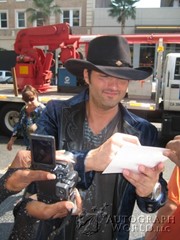 signing photo