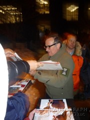 signing photo