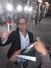 signing photo
