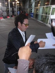signing photo