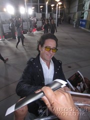 signing photo