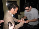 Rob Schneider signing proof