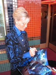 signing photo