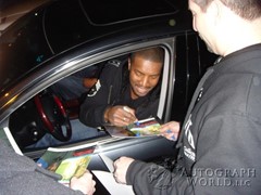 signing photo