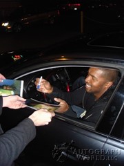 signing photo