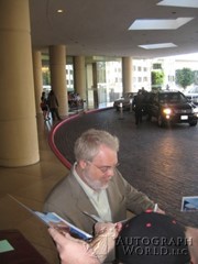 signing photo
