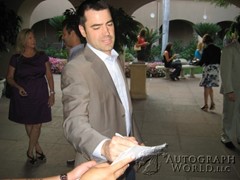 signing photo