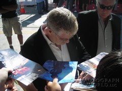 signing photo