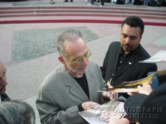 signing photo