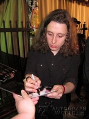 signing photo