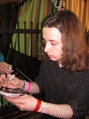 signing photo