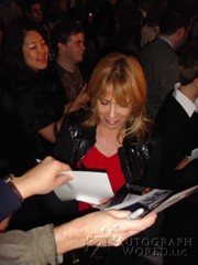 signing photo