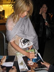 signing photo