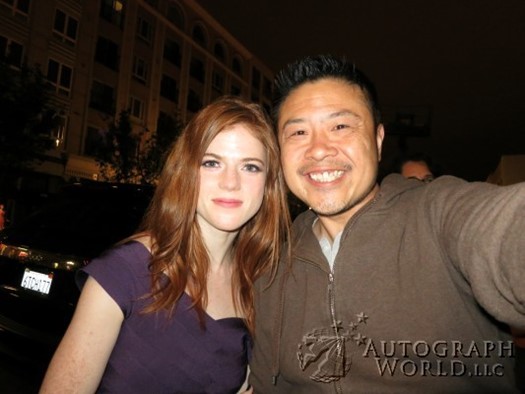 Rose Leslie autograph