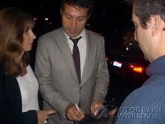 signing photo