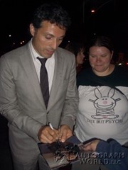signing photo