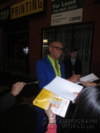 RuPaul autograph