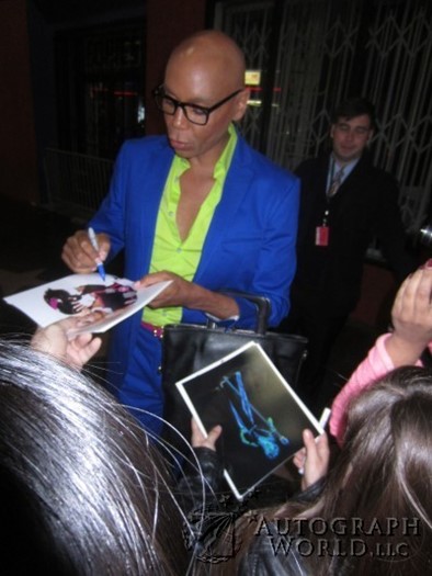 RuPaul autograph