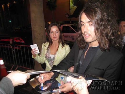 Russell Brand autograph