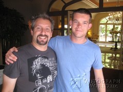 signing photo