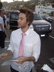 signing photo