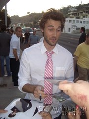 signing photo