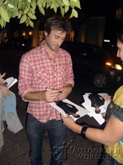 signing photo