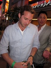 signing photo
