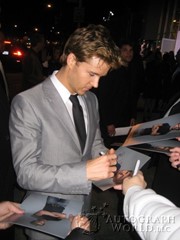 signing photo