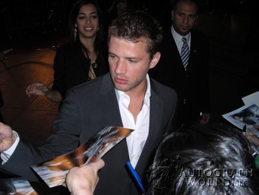Ryan Phillippe autograph