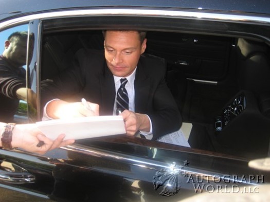 Ryan Seacrest autograph