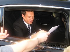signing photo