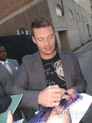 signing photo