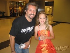 signing photo