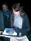 Saffron Burrows signing proof