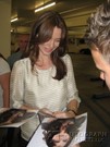 Saffron Burrows signing proof