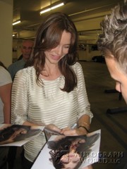 signing photo
