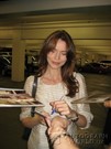 Saffron Burrows signing proof