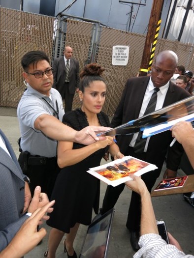 Salma Hayek autograph