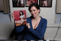signing photo