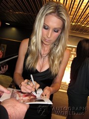 signing photo