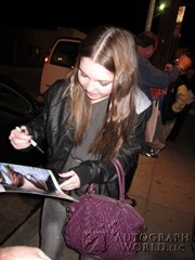 signing photo