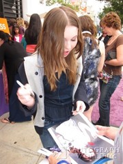 signing photo