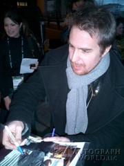 signing photo
