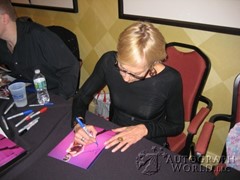 signing photo