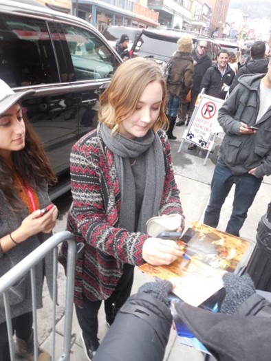Saoirse Ronan autograph